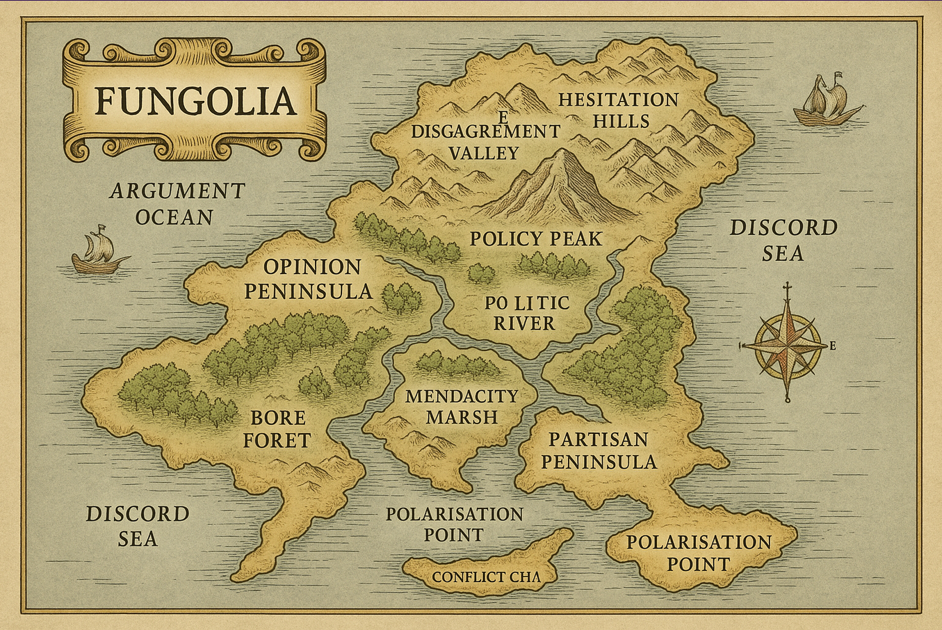 Fungolia map